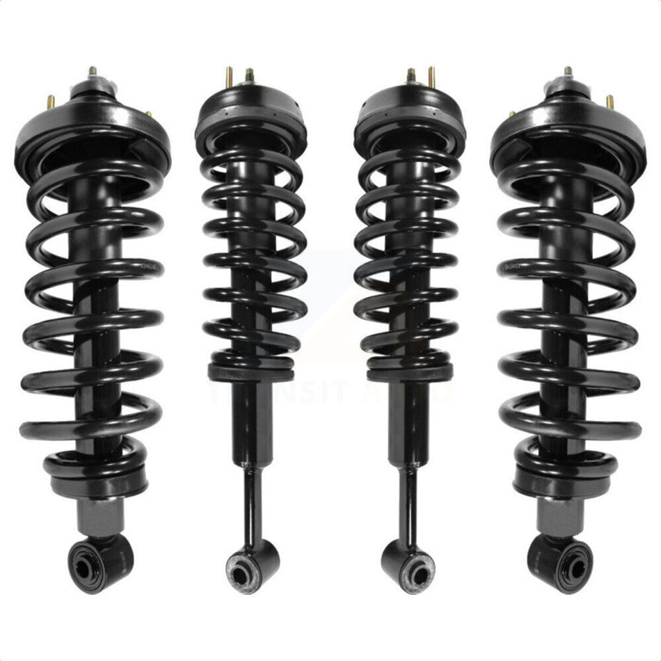 Front Rear Complete Suspension Shocks Strut And Coil Spring Mount Assemblies Kit For 2006-2010 Mercury Mountaineer Not Compatible With Sport Trac Models K78A-100315 by Transit Auto