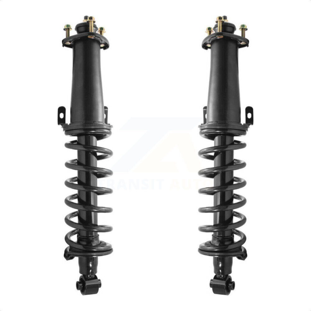 Rear Complete Shocks Strut And Coil Spring Mount Assemblies Pair For Lexus IS250 IS350 Excludes Wheel Drive Convertible Models With Sport Suspension Sedan with AWD K78A-100321 by Transit Auto