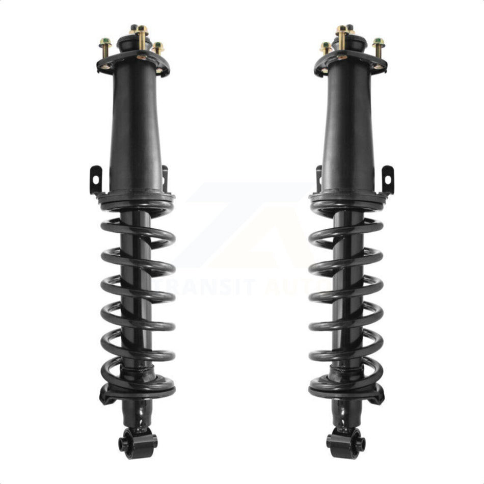 Rear Complete Shocks Strut And Coil Spring Mount Assemblies Pair For Lexus IS250 IS350 Excludes Wheel Drive Convertible Models With Sport Suspension Sedan with AWD K78A-100321 by Transit Auto