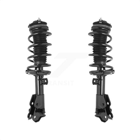 Front Complete Suspension Shocks Strut And Coil Spring Mount Assemblies Kit For 2012 Honda Civic LX EX Base EX-L Hybrid-L GX DX HF Hybrid with Sedan Excludes Coupe Si Model K78A-100329 by Transit Auto