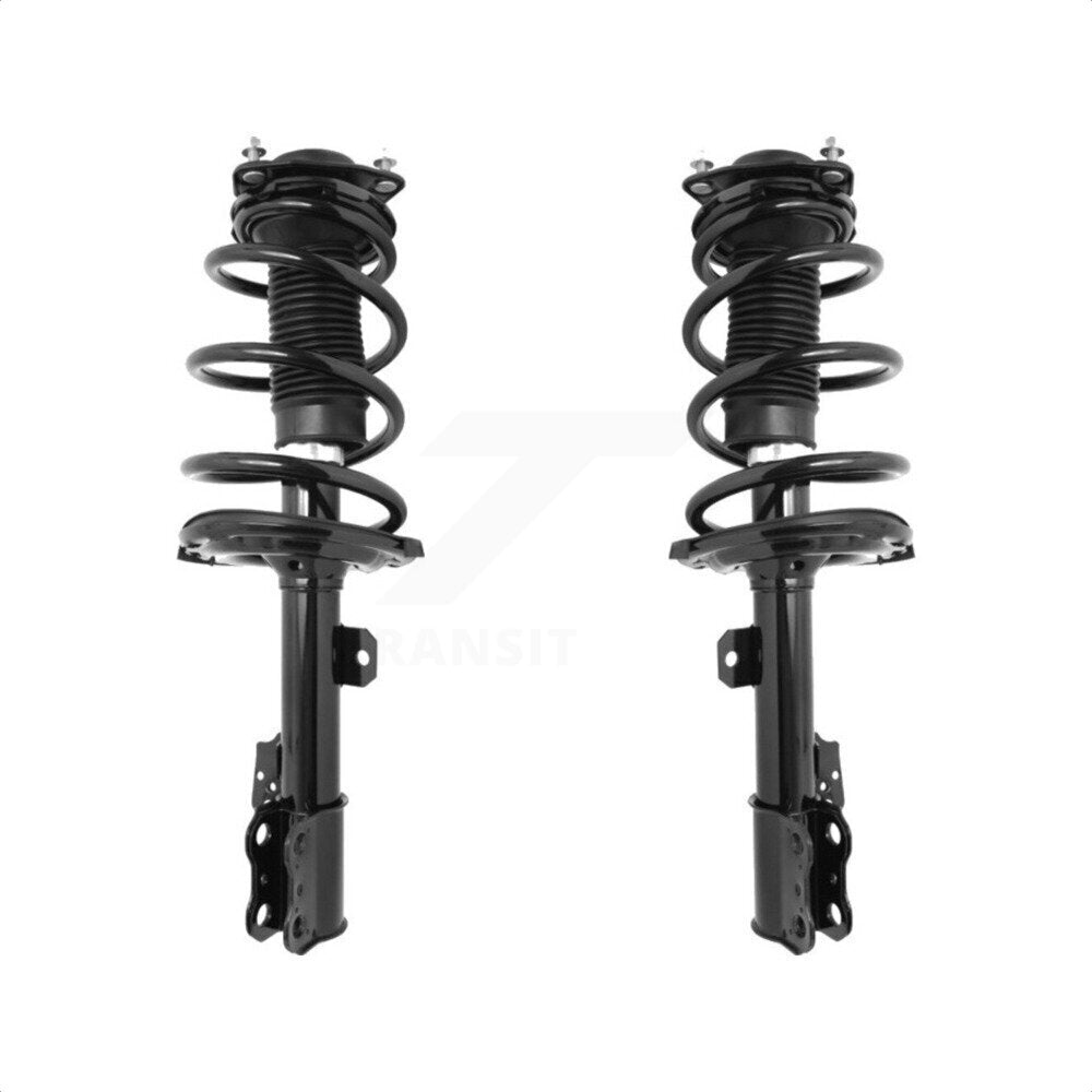 Front Complete Suspension Shocks Strut And Coil Spring Mount Assemblies Kit For 2011-2019 Toyota Sienna FWD Fits 8 Passenger; Excludes All Wheel Drive K78A-100332 by Transit Auto