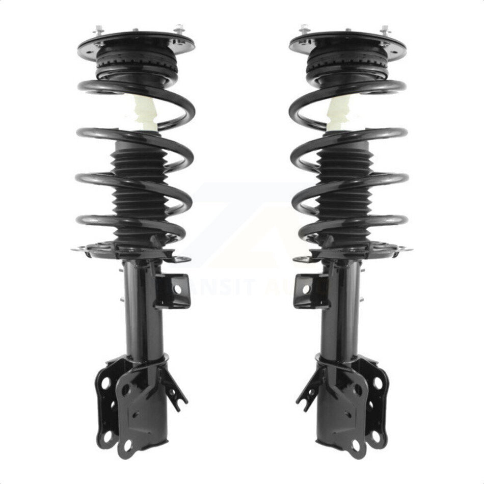 Front Complete Suspension Shocks Strut And Coil Spring Mount Assemblies Pair For Ford Fusion K78A-100346 by Transit Auto