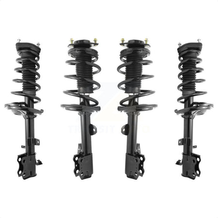 Front Rear Complete Suspension Shocks Strut And Coil Spring Mount Assemblies Kit For 2009-2012 Toyota Venza AWD Excludes Wheel Drive K78A-100349 by Transit Auto