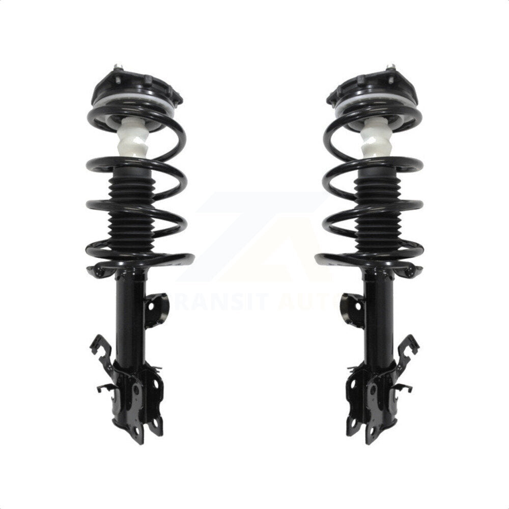 Front Complete Suspension Shocks Strut And Coil Spring Mount Assemblies Kit For 2011-2017 Nissan Juke S SL SV with FWD Excludes All Wheel Drive Nismo Models K78A-100354 by Transit Auto