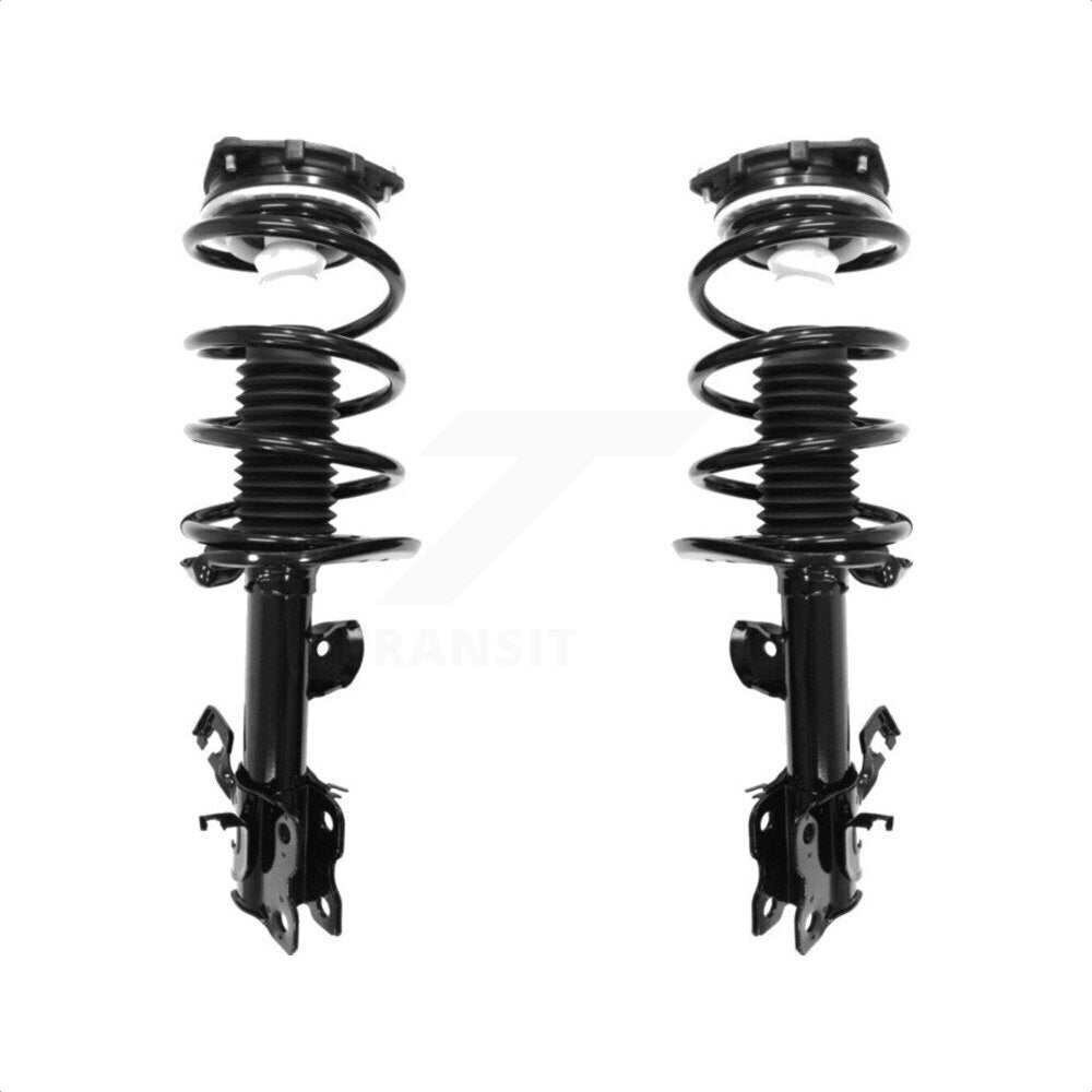 Front Complete Suspension Shocks Strut And Coil Spring Mount Assemblies Kit For 2011-2017 Nissan Juke S SL SV with AWD Excludes Wheel Drive Nismo Models K78A-100355 by Transit Auto