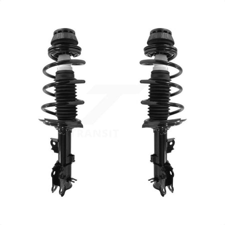 Front Complete Suspension Shocks Strut And Coil Spring Mount Assemblies Kit For 2012-2017 Hyundai Accent Kia Rio K78A-100360 by Transit Auto