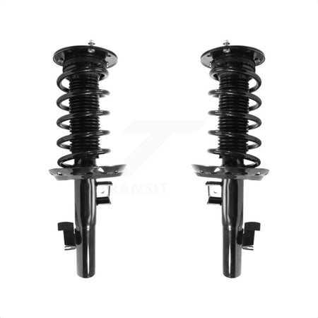 Front Complete Suspension Shocks Strut And Coil Spring Mount Assemblies Kit For Volvo S60 V60 excludes electronic adjustable suspension K78A-100366 by Transit Auto