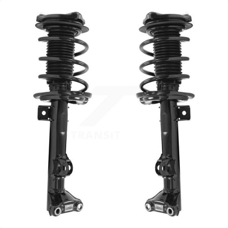 Front Complete Suspension Shocks Strut And Coil Spring Mount Assemblies Pair For Mercedes-Benz E350 E400 Excludes Sedan Wagon Models Fits RWD Coupe Covertible Only K78A-100374 by Transit Auto