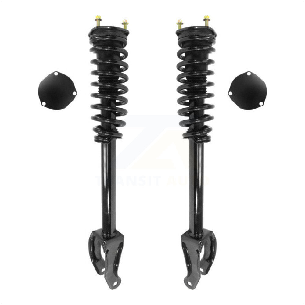 Front Complete Shocks Strut And Coil Spring Pair For Mercedes-Benz ML350 GLE350 ML400 GLE400 ML550 ML250 GLE300d GLE550e ML500 GLE500 GLE550 GLE350d Excludes Air Suspension K78A-100375 by Transit Auto