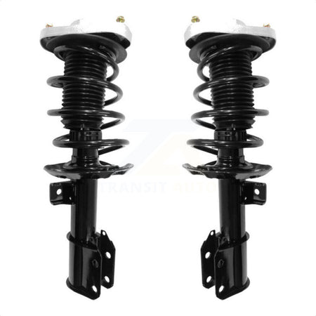 Front Complete Shocks Strut And Coil Spring Mount Assemblies Pair For Mercedes-Benz E350 E400 E550 E250 E300 Excludes Coupe Convertible; Fits 4MATIC AWD Models Only K78A-100376 by Transit Auto