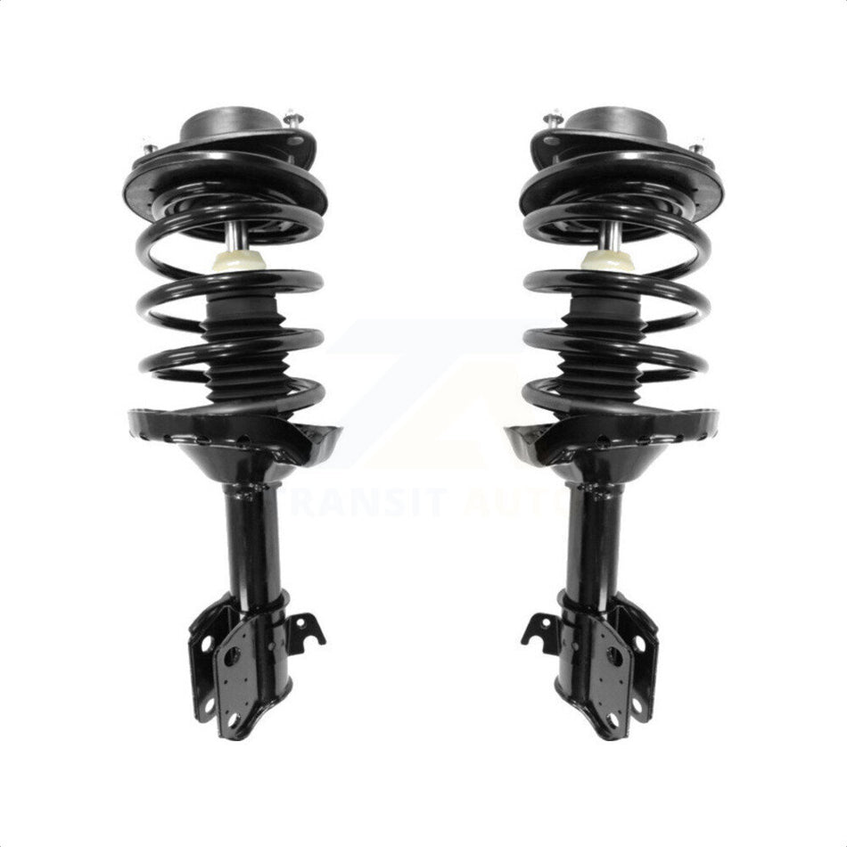 Front Complete Suspension Shocks Strut And Coil Spring Mount Assemblies Kit For Subaru Impreza Excludes WRX Models K78A-100380 by Transit Auto