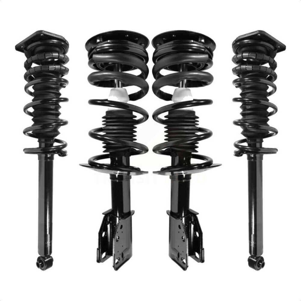 Front Rear Complete Suspension Shocks Strut And Coil Spring Mount Assemblies Kit For 1999-2005 Chevrolet Cavalier Pontiac Sunfire Second Edition Design K78A-100392 by Transit Auto