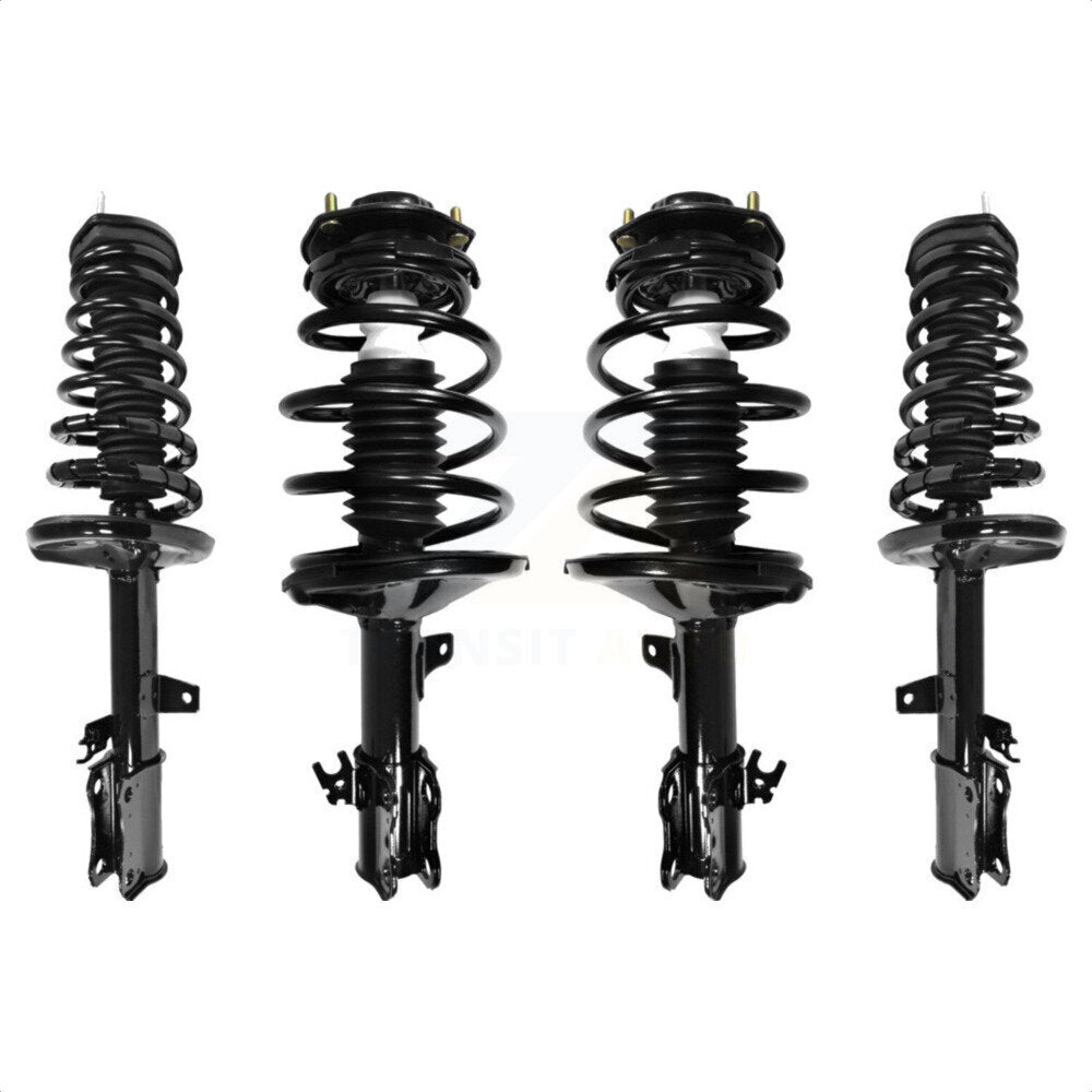 Front Rear Complete Suspension Shocks Strut And Coil Spring Mount Assemblies Kit For Toyota Camry Solara Excludes V6 Engine K78A-100400 by Transit Auto