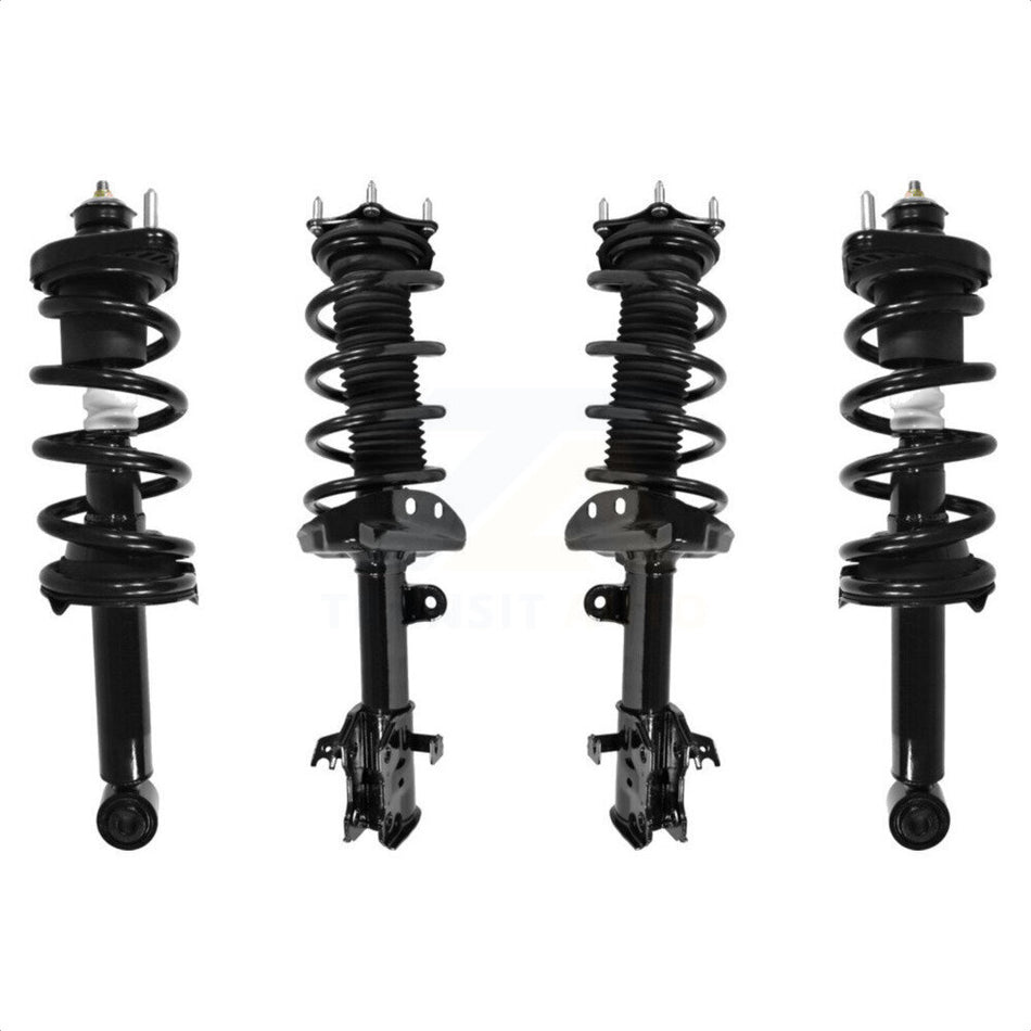 Front Rear Complete Suspension Shocks Strut And Coil Spring Mount Assemblies Kit For 2012-2014 Honda CR-V K78A-100406 by Transit Auto