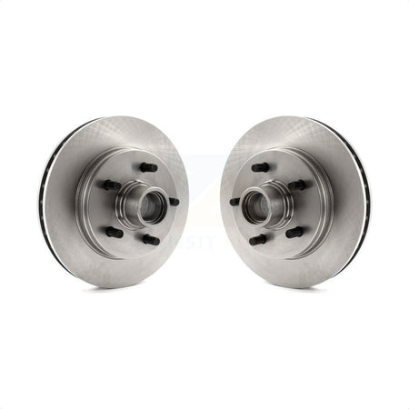 Front Disc Brake Rotors And Hub Assembly Pair For C1500 Chevrolet GMC Suburban K8-100052 by Top Quality