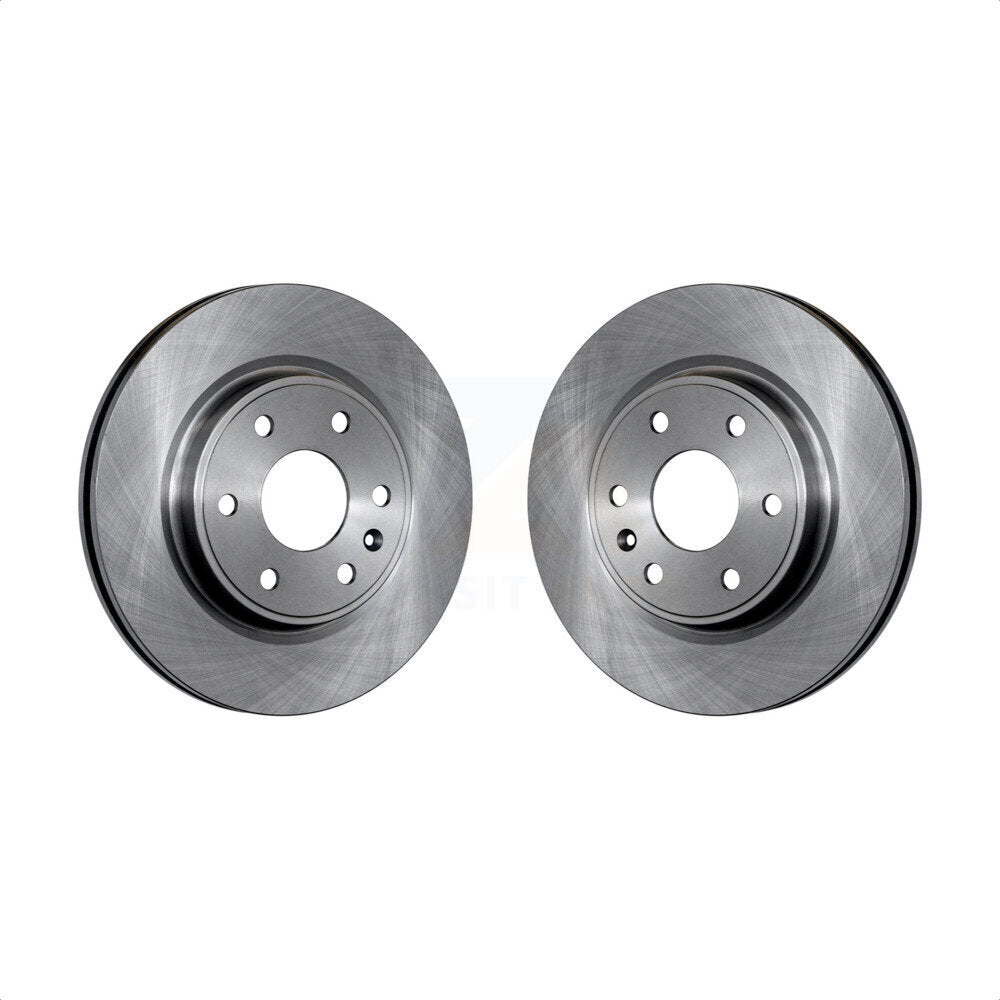 Front Disc Brake Rotors Pair For Chevrolet Traverse GMC Acadia Buick Enclave Saturn Outlook Limited K8-100104 by Top Quality