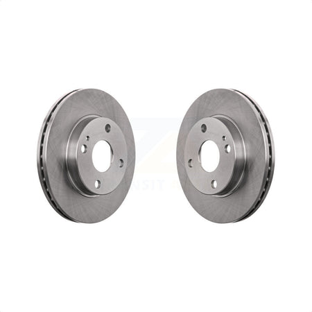 Front Disc Brake Rotors Pair For Mazda Protege Ford Escort Mercury Tracer Kia Rio Aspire 323 K8-100131 by Top Quality