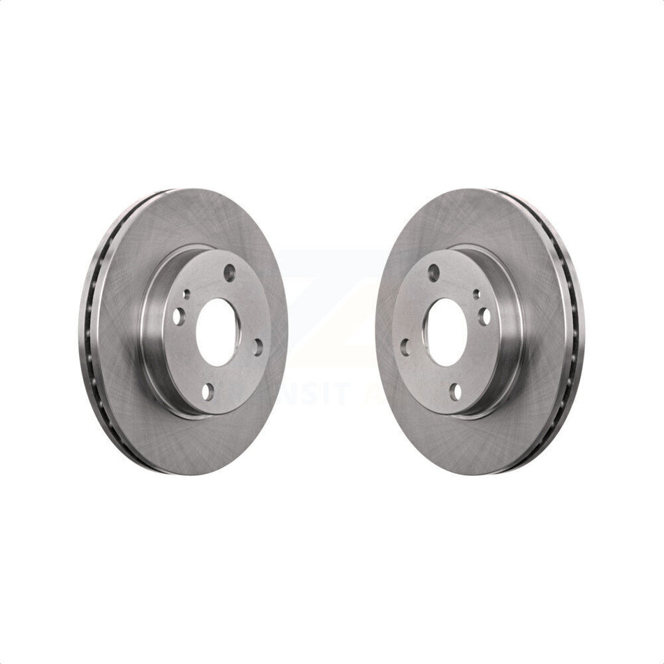 Front Disc Brake Rotors Pair For Mazda Protege Ford Escort Mercury Tracer Kia Rio Aspire 323 K8-100131 by Top Quality