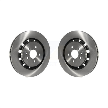 Front Disc Brake Rotors Pair For Ford Explorer Taurus Flex Police Interceptor Utility Lincoln Sedan MKS MKT Special Service K8-100190 by Top Quality