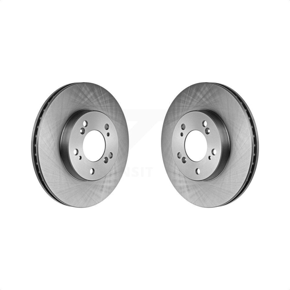 Front Disc Brake Rotors Pair For Honda CR-V Acura Integra Prelude Odyssey Legend TL RL Isuzu Oasis K8-100256 by Top Quality