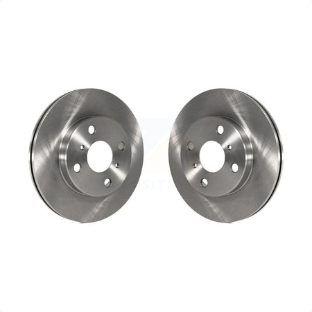 Front Disc Brake Rotors Pair For Toyota Tercel Paseo K8-100272 by Top Quality