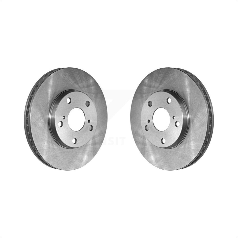 Front Disc Brake Rotors Pair For Toyota Camry Avalon Sienna Lexus ES300 Solara K8-100273 by Top Quality