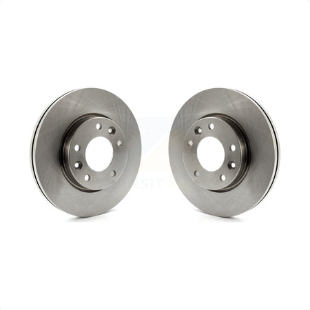 Front Disc Brake Rotors Pair For Kia Sedona K8-100341 by Top Quality