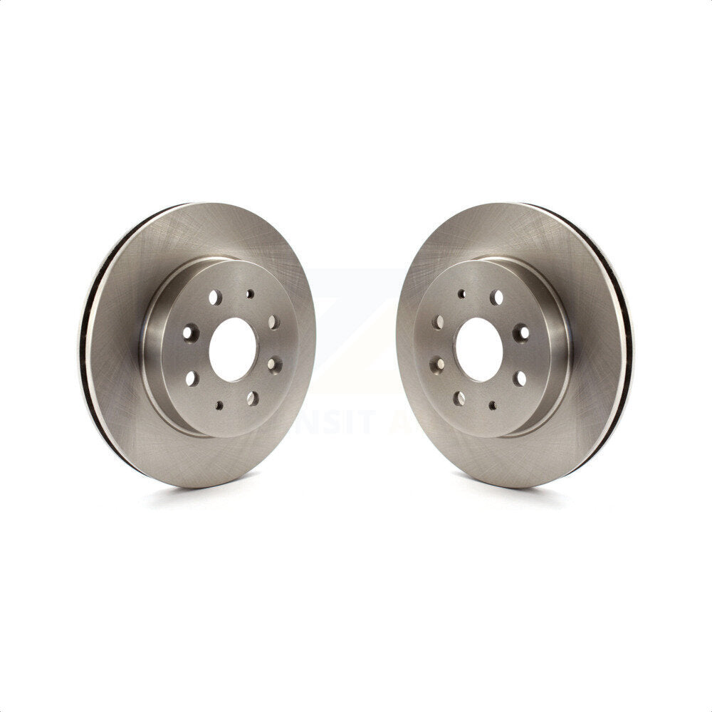 Front Disc Brake Rotors Pair For 2003-2005 Kia Rio K8-100373 by Top Quality