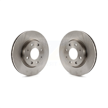 Front Disc Brake Rotors Pair For Kia Spectra Spectra5 K8-100408 by Top Quality