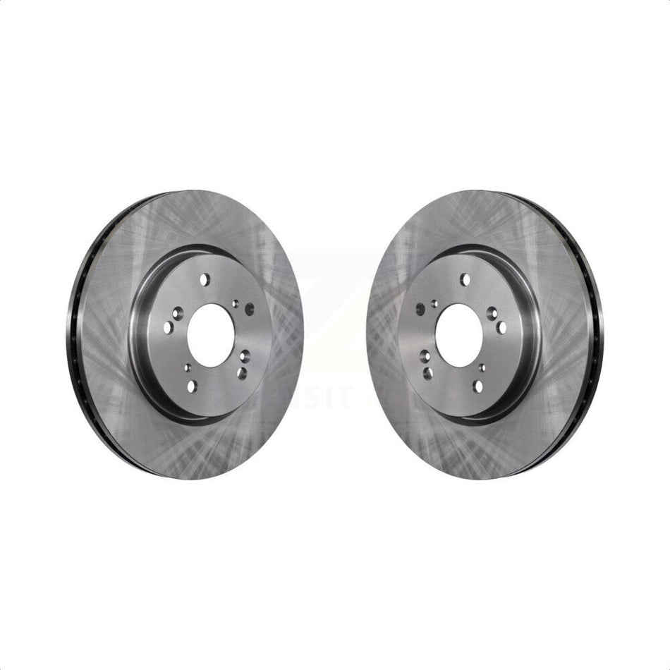 Front Disc Brake Rotors Pair For Honda CR-V Acura RDX Crosstour Accord K8-100436 by Top Quality