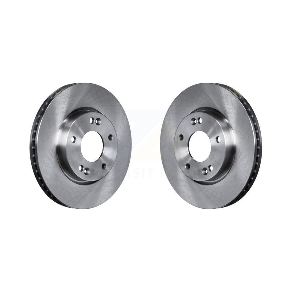 Front Disc Brake Rotors Pair For Kia Forte Soul Koup Forte5 K8-100495 by Top Quality