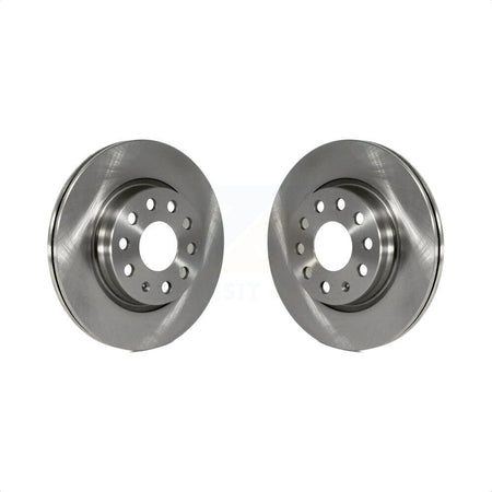 Front Disc Brake Rotors Pair For Volkswagen Jetta GTI Audi A3 Quattro With 280mm Diameter Rotor K8-100514 by Top Quality