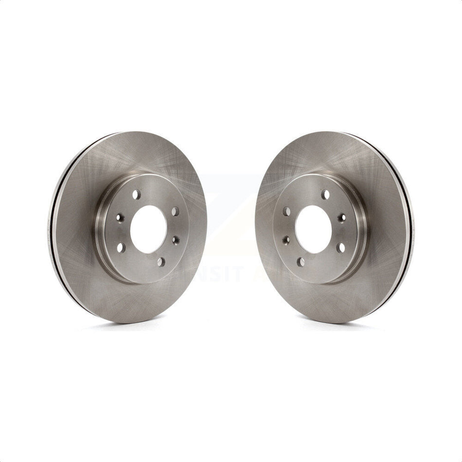 Front Disc Brake Rotors Pair For Hyundai Accent Kia Rio K8-100524 by Top Quality