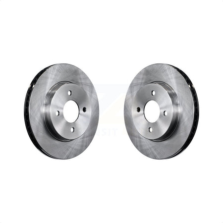 Front Disc Brake Rotors Pair For Nissan Versa Note Micra K8-100526 by Top Quality