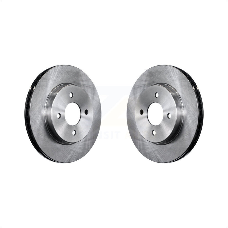 Front Disc Brake Rotors Pair For Nissan Versa Note Micra K8-100526 by Top Quality