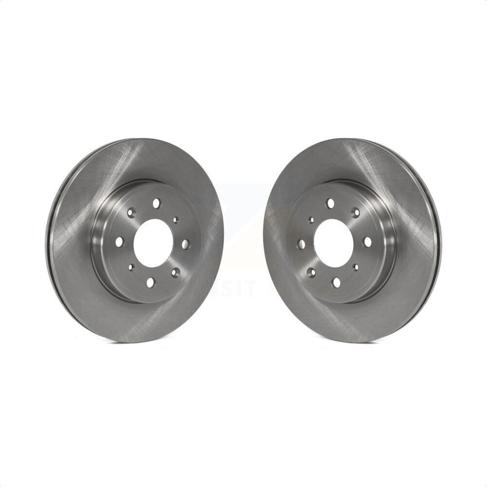 Front Disc Brake Rotors Pair For Honda Fit K8-100542 by Top Quality