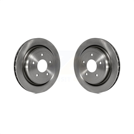 Rear Disc Brake Rotors Pair For Chevrolet Corvette Cadillac XLR K8-100584 by Top Quality