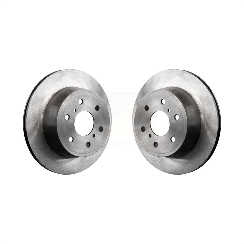 Rear Disc Brake Rotors Pair For Chevrolet Silverado 1500 GMC Sierra Tahoe Yukon Cadillac Suburban Escalade XL Avalanche ESV LD Classic EXT Limited K8-100597 by Top Quality