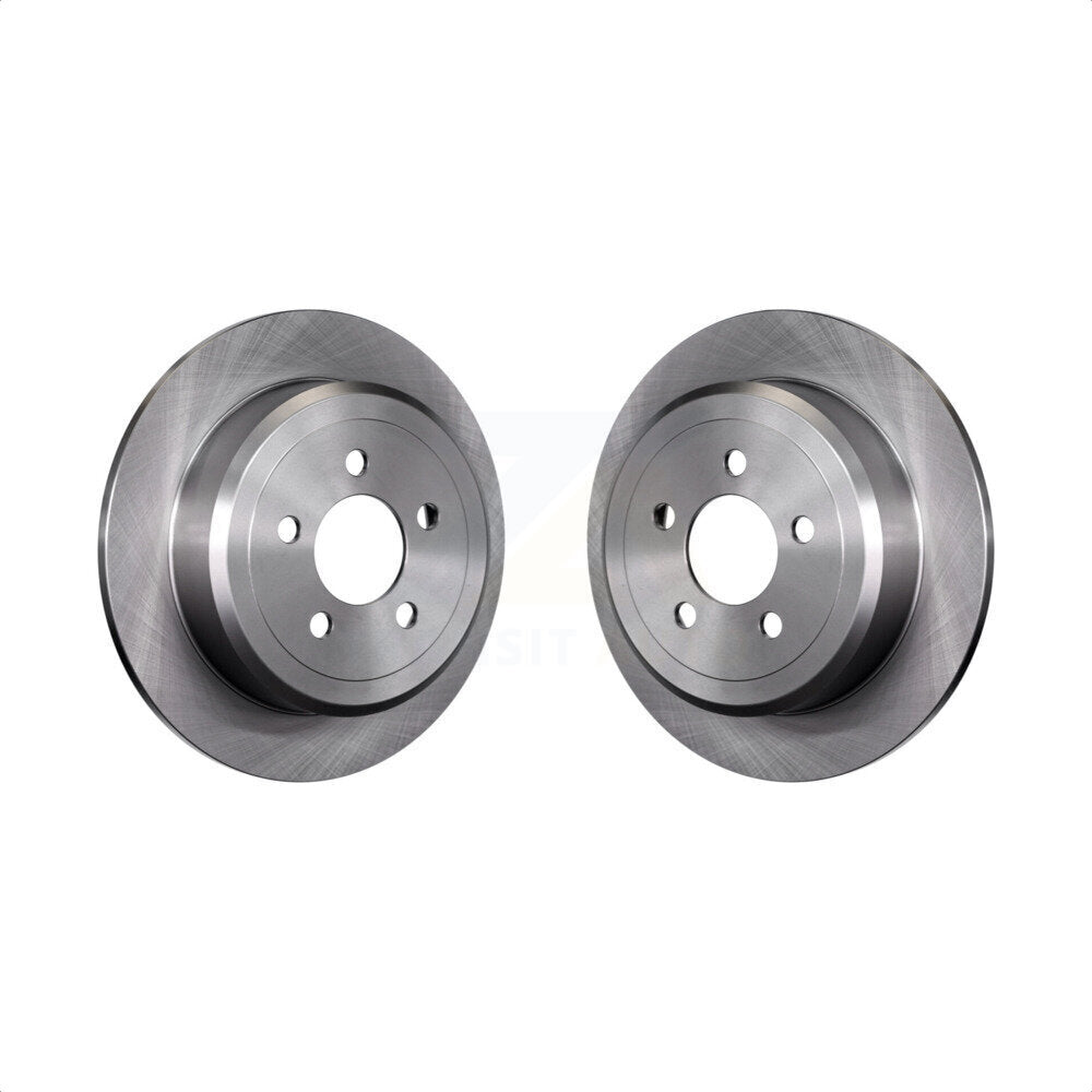 Rear Disc Brake Rotors Pair For Jeep Liberty Dodge Nitro K8-100704 by Top Quality