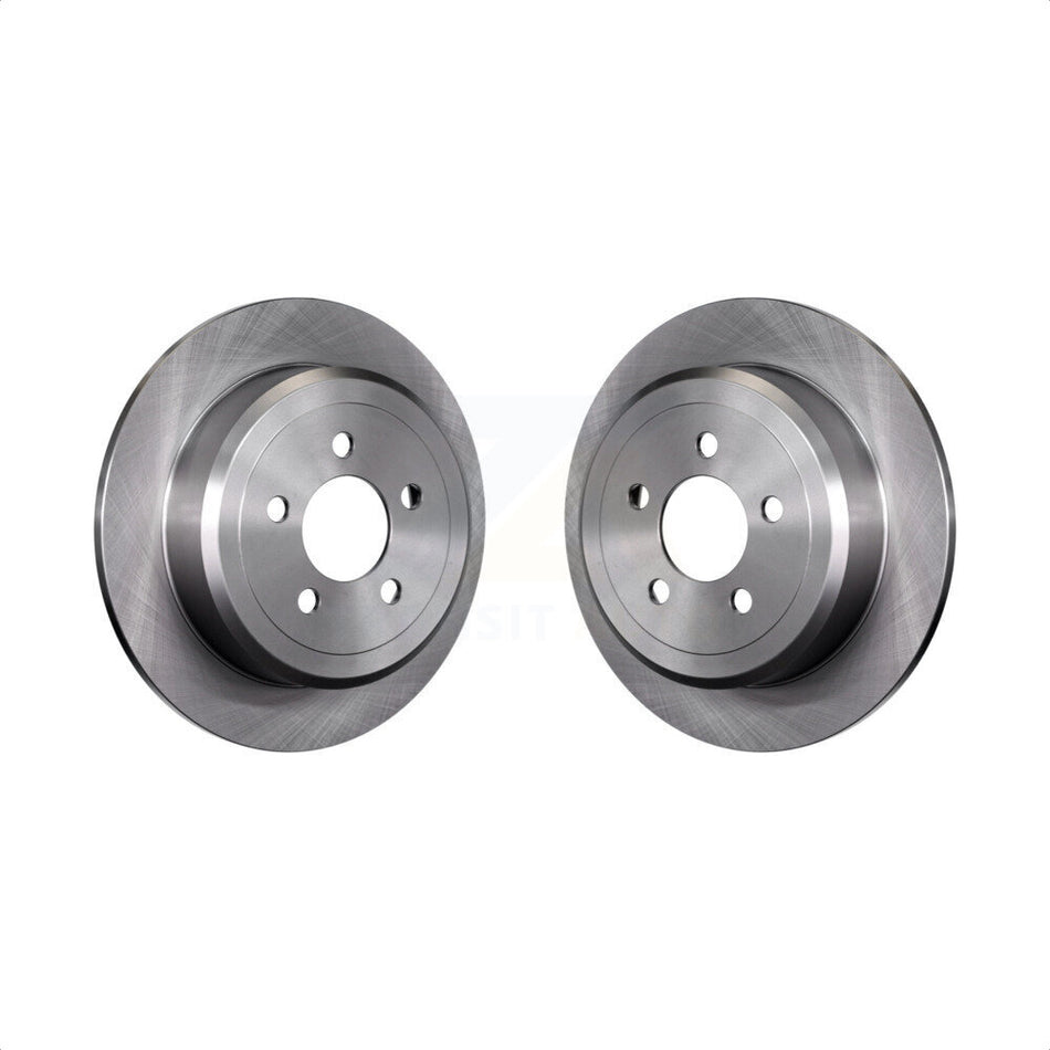 Rear Disc Brake Rotors Pair For Jeep Liberty Dodge Nitro K8-100704 by Top Quality