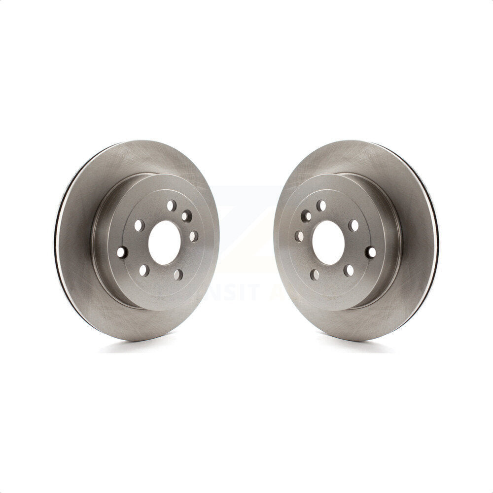 Rear Disc Brake Rotors Pair For 2008-2012 Land Rover LR2 K8-100878 by Top Quality