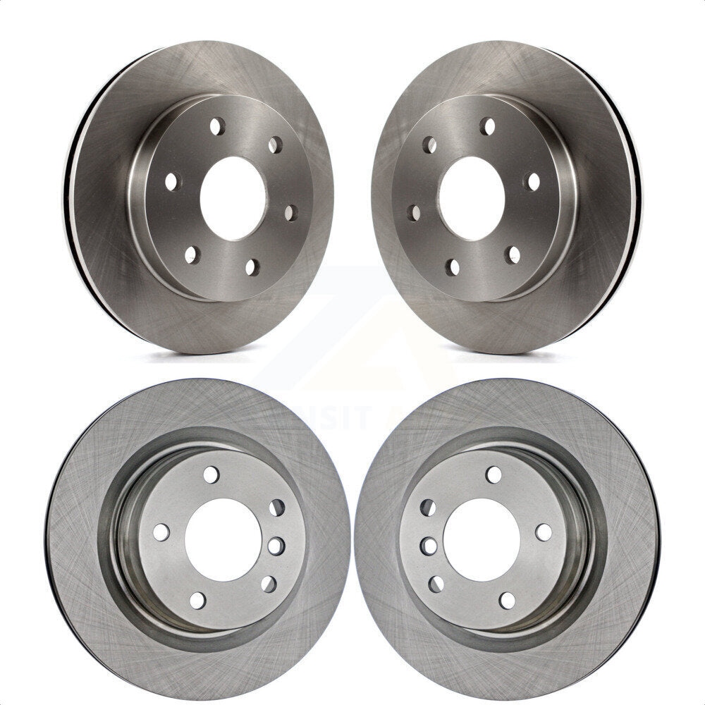 Front Rear Disc Brake Rotors Kit For 2006-2006 Chevrolet Express 2500 GMC Savana K8-100981 by Top Quality