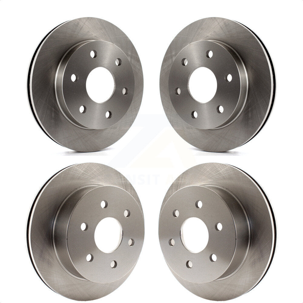 Front Rear Disc Brake Rotors Kit For Chevrolet Express 2500 GMC Savana K8-100984 by Top Quality