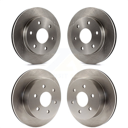 Front Rear Disc Brake Rotors Kit For Chevrolet Express 2500 GMC Savana K8-100984 by Top Quality