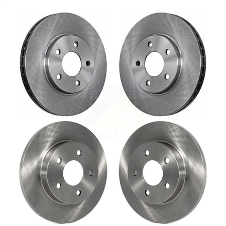 Front Rear Disc Brake Rotors Kit For Chevrolet Malibu Pontiac G6 With 276mm Diameter Rotor K8-101004 by Top Quality