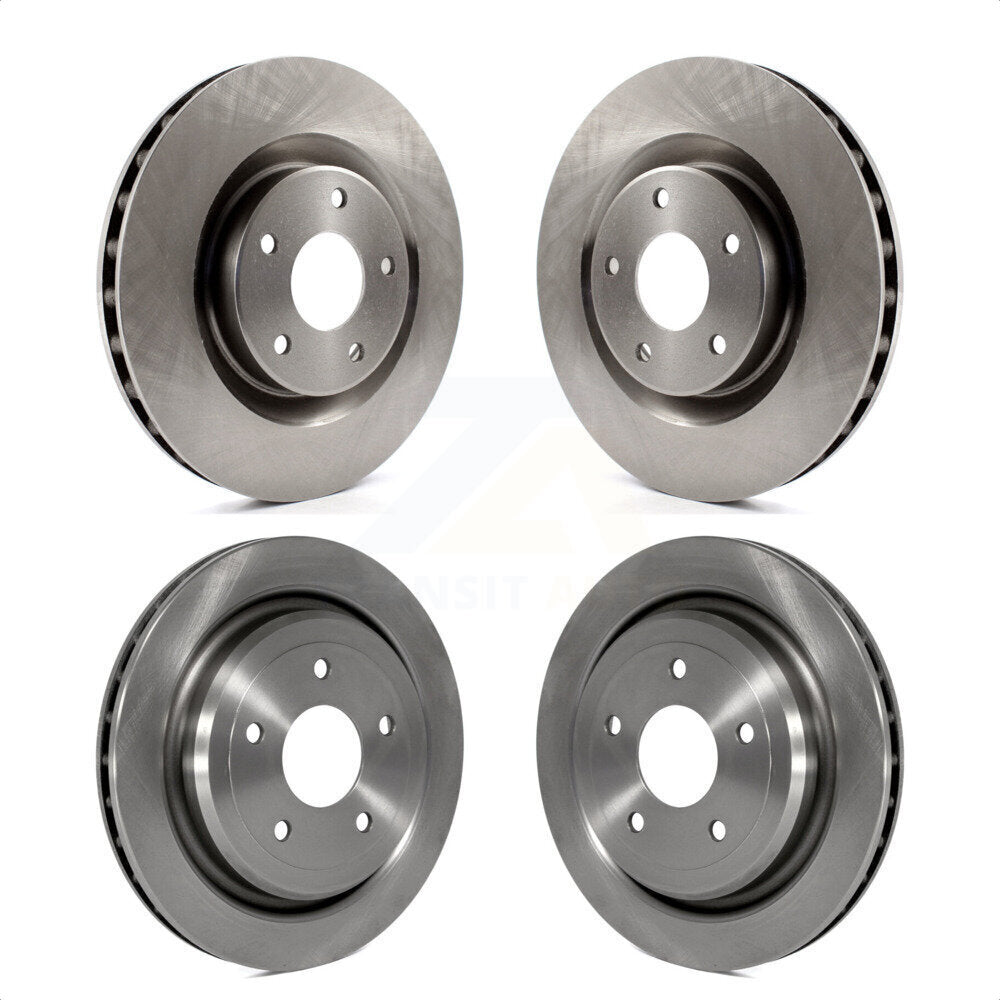 Front Rear Disc Brake Rotors Kit For Chevrolet Corvette Cadillac XLR K8-101005 by Top Quality