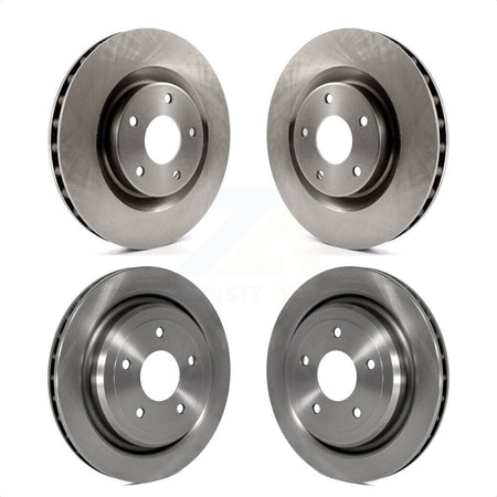 Front Rear Disc Brake Rotors Kit For Chevrolet Corvette Cadillac XLR K8-101005 by Top Quality