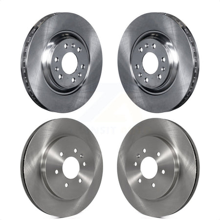 Front Rear Disc Brake Rotors Kit For 2004-2009 Cadillac SRX K8-101007 by Top Quality