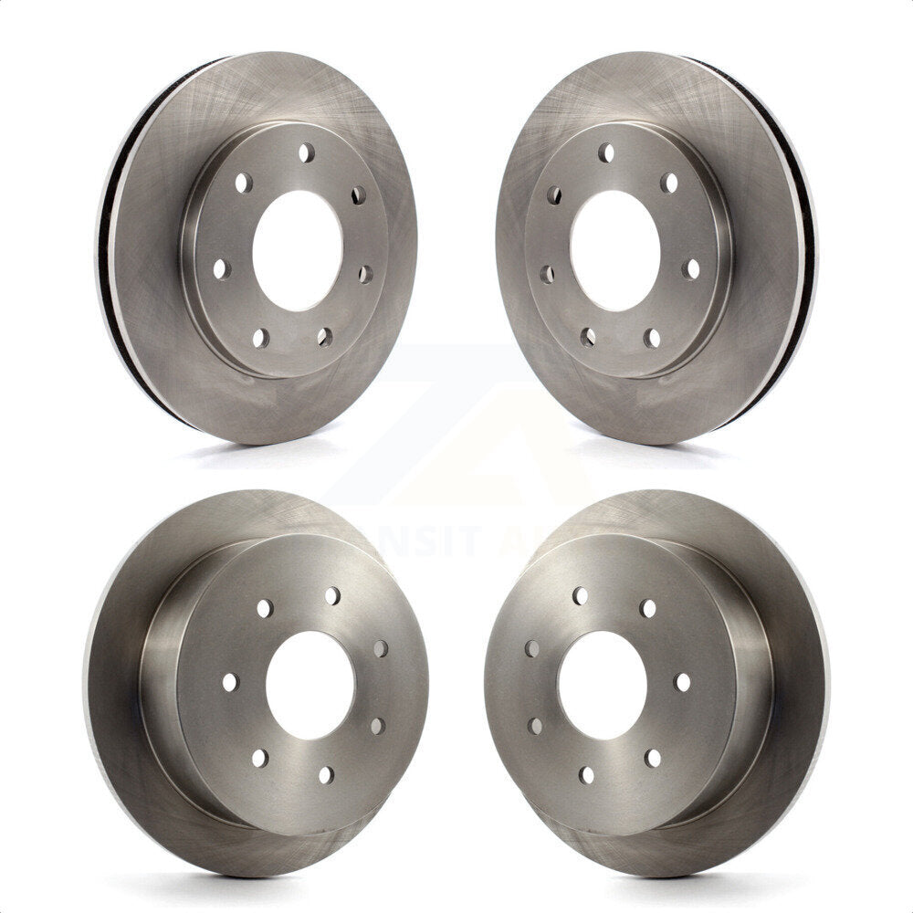 Front Rear Disc Brake Rotors Kit For Ford F-150 F-250 HD 4WD K8-101083 by Top Quality