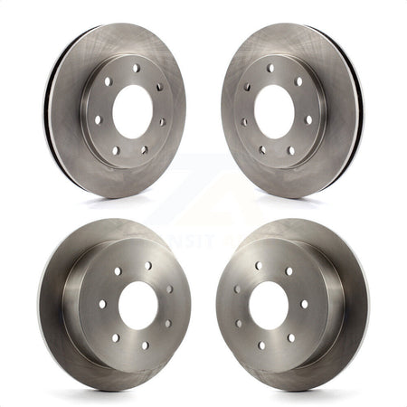 Front Rear Disc Brake Rotors Kit For Ford F-150 F-250 HD 4WD K8-101083 by Top Quality